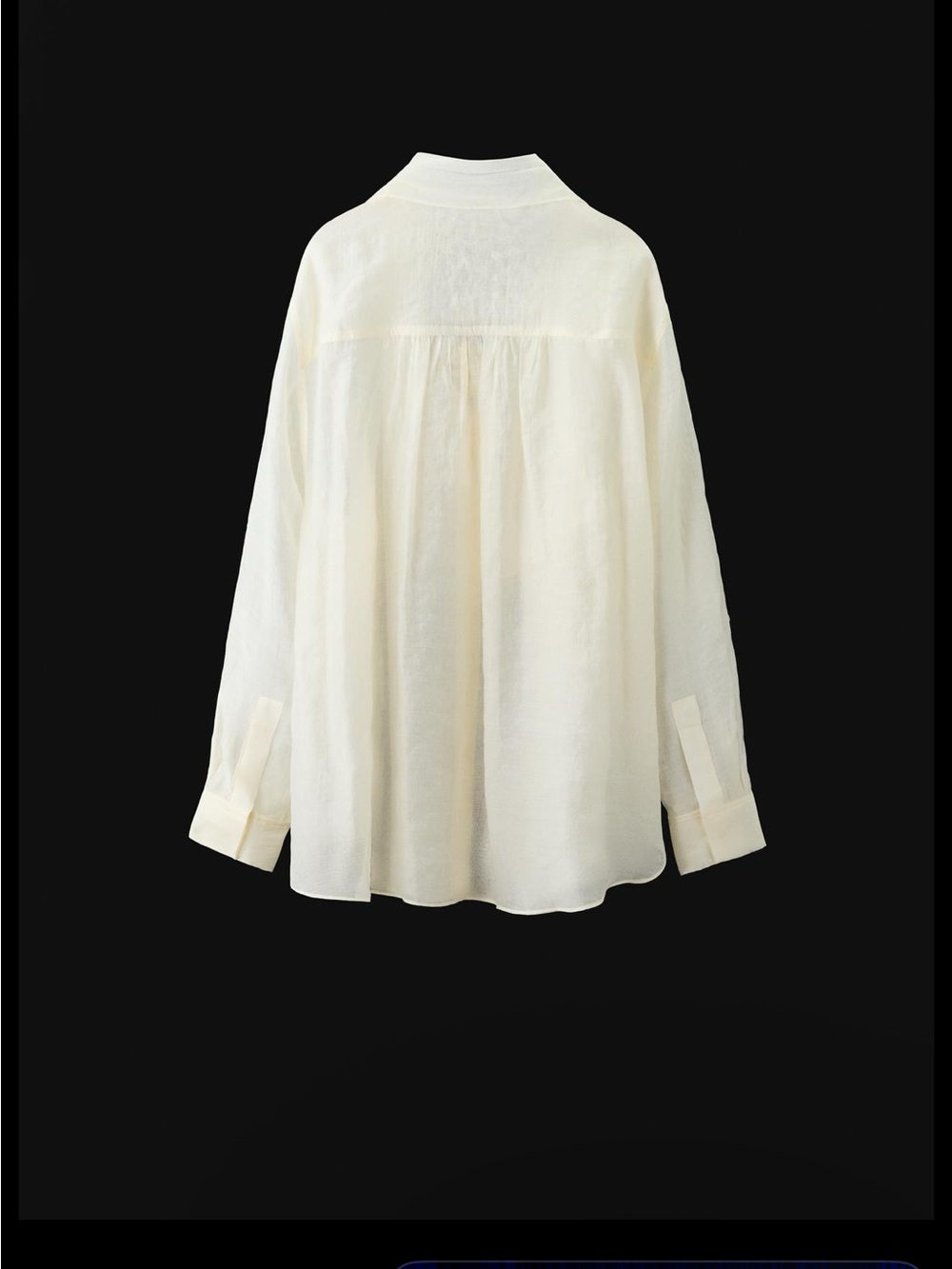 ZARA ZW COLLECTION HANDKERCHIEF SHIRT - Picture 3 of 11